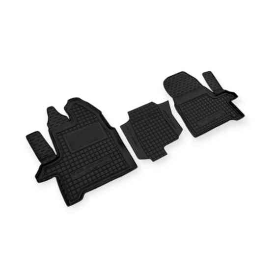 Коврики Форд transit custom, tourneo custom 2012-> борт 2,5см 1+2 (1-й ряд), с перемычкой салона Мукачево