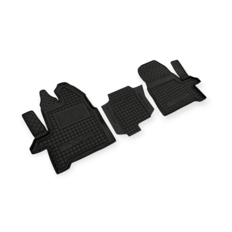 Килимки Ford transit custom, tourneo custom 2012-> борт 2,5см 1+2 (1-й ряд), з перемичкою салону Мукачево - фото 1