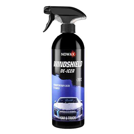 Розморожувач скла та замків Nowax Windshield De-Icer 750мл Львів