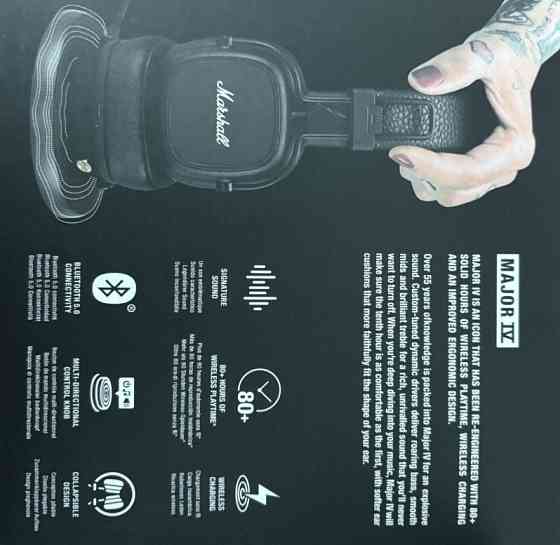 Наушники маршел новые Киев