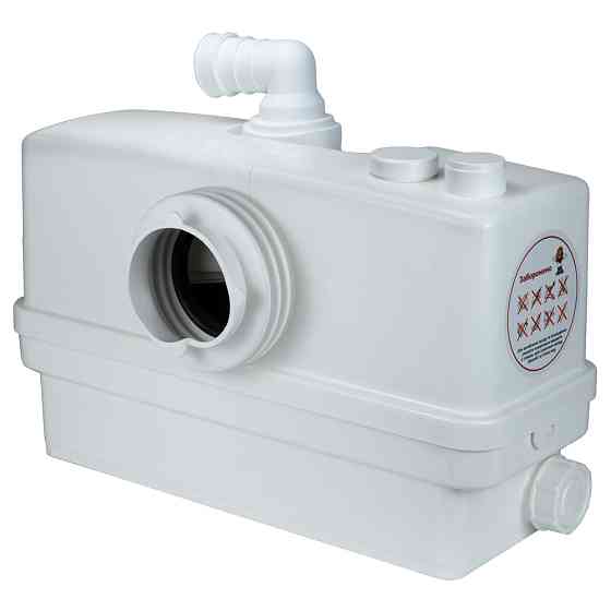 LEO Станция канализационная 0.6кВт Hmax 8.5м Qmax 110л/мин 3 входа + фронтальный вход 90мм LEO Киев