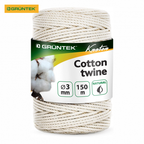 Шпагат коттоновий Gruntek Cotton twine 3 мм150 м Одеса