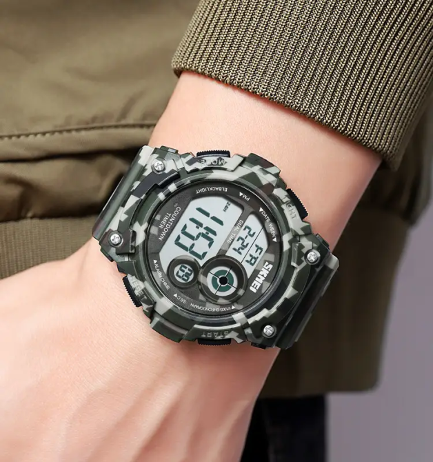 Часы мужские спортивные наручные Skmei 2017 (Камуфляж) Винница - изображение 4