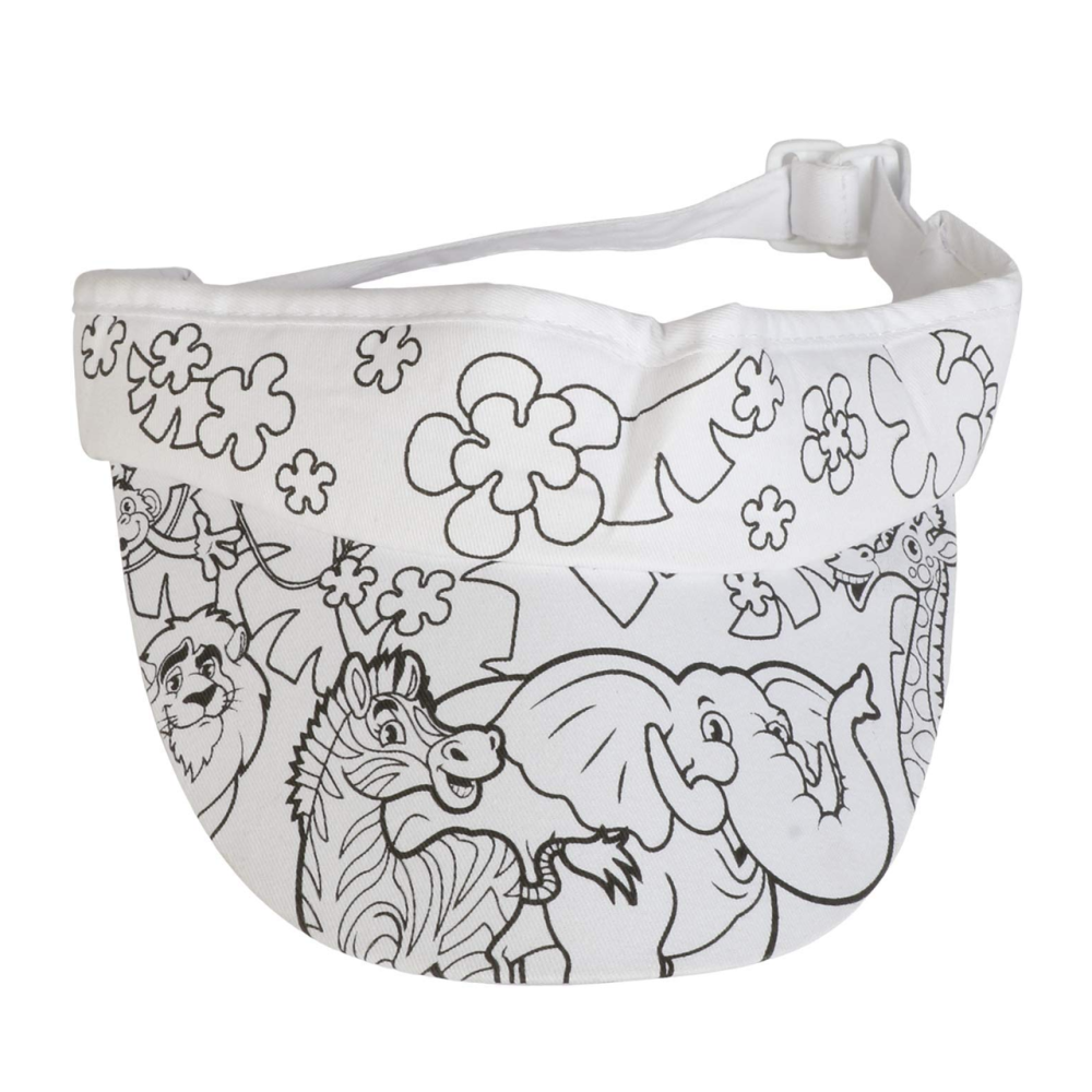 Дитячий набір для творчості: кепка-розмальовка з маркерами для тканини (4 кольори), малюнок Тварини Кам'янець-Подільський - фото 2