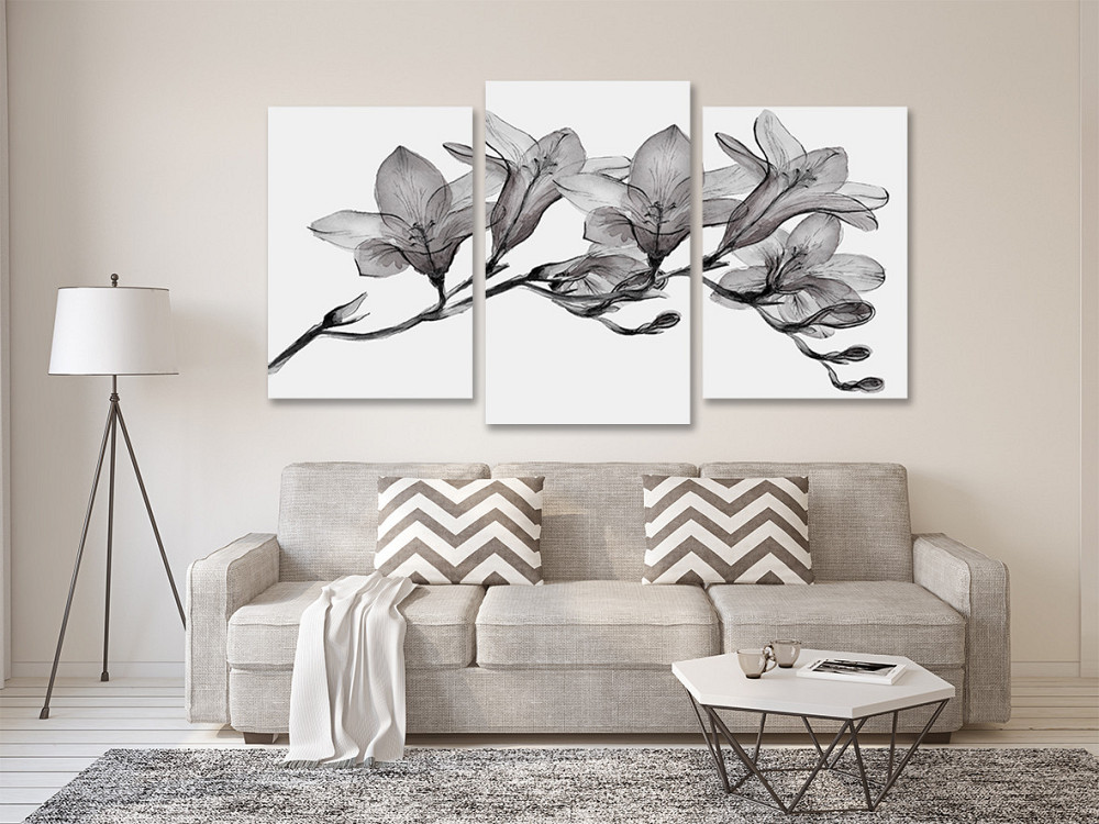 Модульна картина у вітальню/ спальню Квіті Art-598_3 70x130 см Київ - фото 2