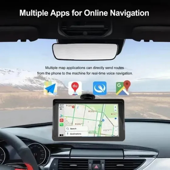 ЖК Монитор 7-дюймовый с Carplay, Сенсорный автомобильный экран 701W Киев