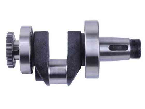 Колінвал у зборі на дизельний двигун мотоблок 190N, к-т: підшипники 2 шт., шестерня Мукачево