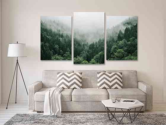 Модульная картина в гостиную / спальню Гори Art-603_3 70x130 см Киев