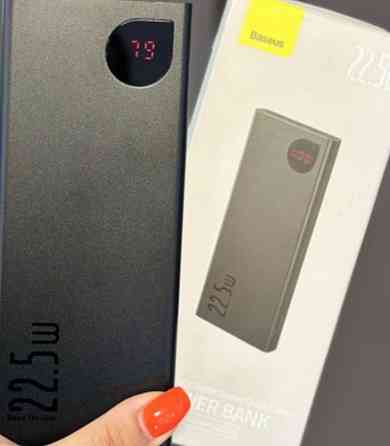 Павер банк Baseus 20000 для телефона, ноутбука, power bank, повербанк. Київ