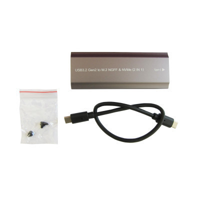 Кишеня зовнішня Dynamode M.2 SSD NVMe/SATA combo USB3.2 GEN2 USB-C (DM-CAD-SSD05) Вінниця - фото 8