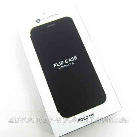 Чехол книжка Xiaomi Poco M5 Flip Case (черный) Одесса