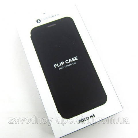 Чехол книжка Xiaomi Poco M5 Flip Case (черный) Одесса - изображение 2