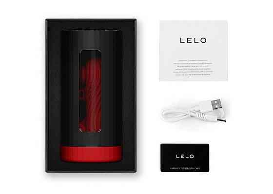Смарт-мастурбатор LELO F1S V3 XL Red, збільшений, 2 мотори, 8 режимів, стимуляція звуковими хвилями Sex Aura Київ