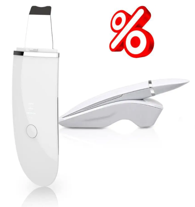 Скрабер для чистки и подтяжки лица ультразвуковой портативный+ Ионизация+ Антибактериальная терапия+ Сонофорез Днепр - изображение 1