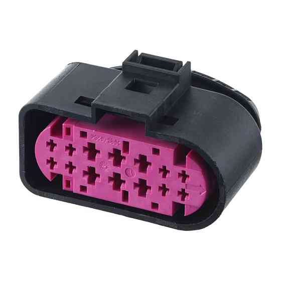 Роз'єм конектор 14-кон., Фара, 1J0973737, 1719105-1, VAG Германия, Франция, Германия Багато Audi, Bugatti, Porsche, Seat, Skoda Київ