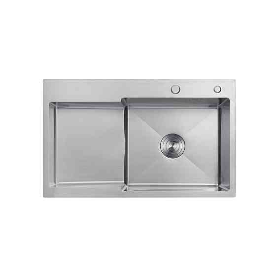 Кухонная мойка с нержавеющей стали Kroner KRP Gebürstet - 78х48 RHM (3/1 мм) Киев