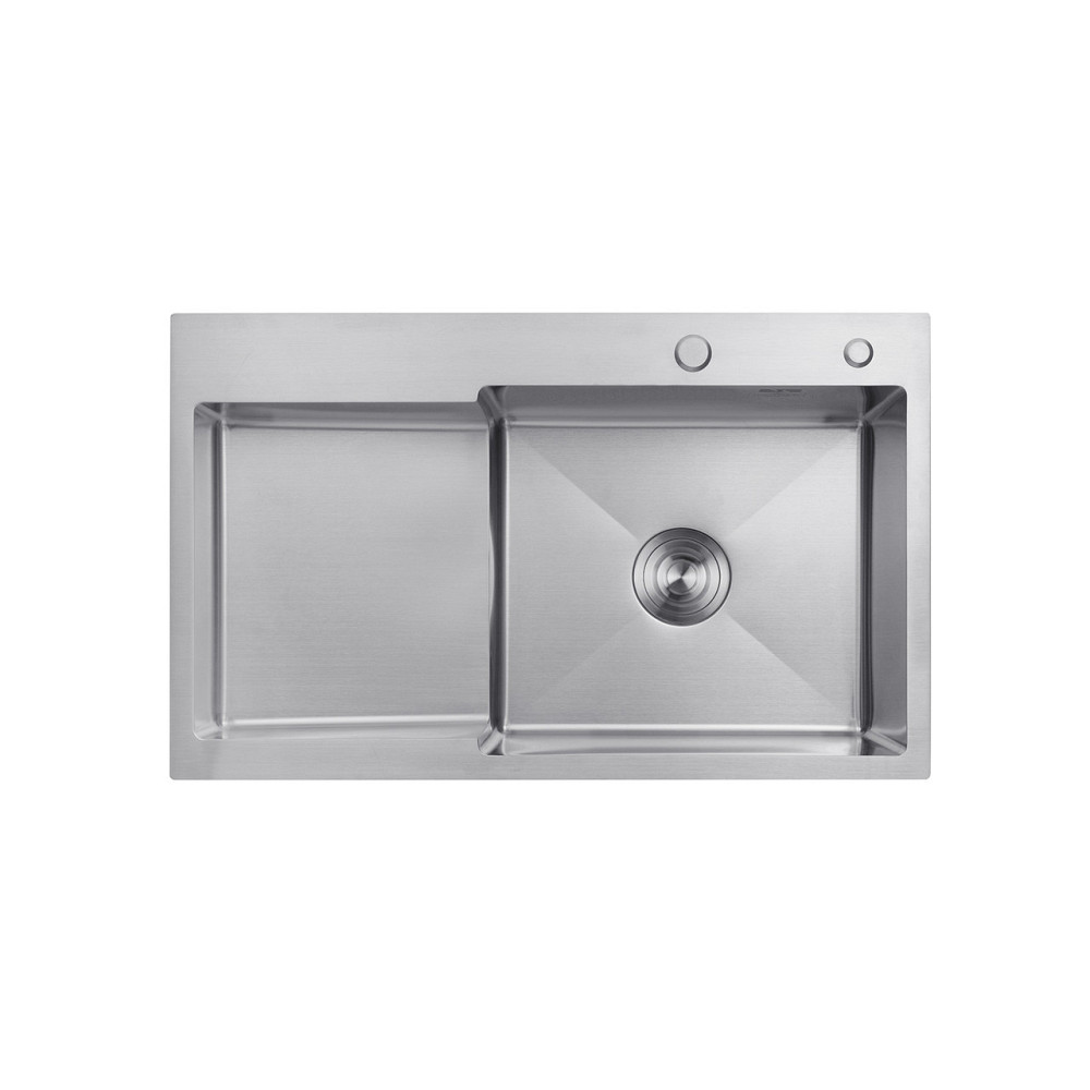 Кухонная мойка с нержавеющей стали Kroner KRP Gebürstet - 78х48 RHM (3/1 мм) Киев - изображение 1