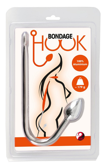 Анальная пробка для бондажа BONDAGE HOOK Sex Aura Киев - изображение 1