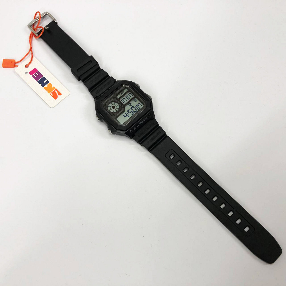 Годинники кварцові армійські SKMEI 1299BK, Армійський годинник протиударний, Годинники MI-629 спортивні спорт Київ - фото 1