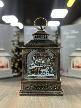 Hengda Рождественская ночь Новогодний музыкальный фонарь ночник с подсветкой Xmas 24072D Коломия