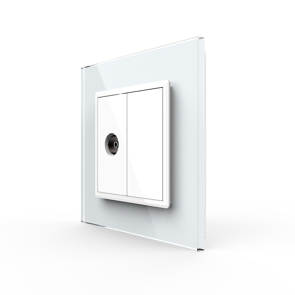 Розетка телевізійна Livolo білий скло (VL-C791V-11) Коломыя - изображение 8