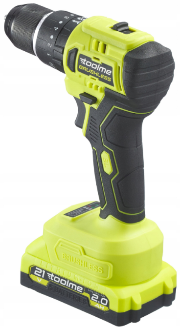 Дриль-шуруповерт ударний безщітковий 50Нм Toolme (Польща) Київ - фото 3