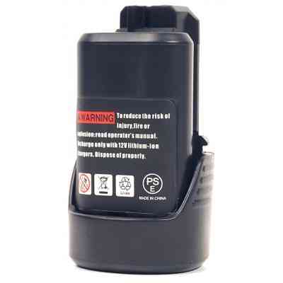 Аккумулятор к электроинструменту PowerPlant для BOSCH GD-BOS-10.8(B) 12V 2Ah Li-Ion (DV00PT0002) Винница