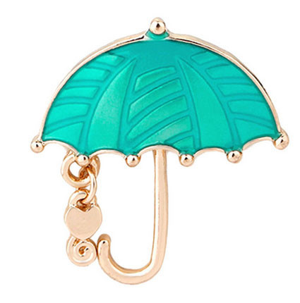Брошь красивая 2019 Зонтик голубая Киев - изображение 2