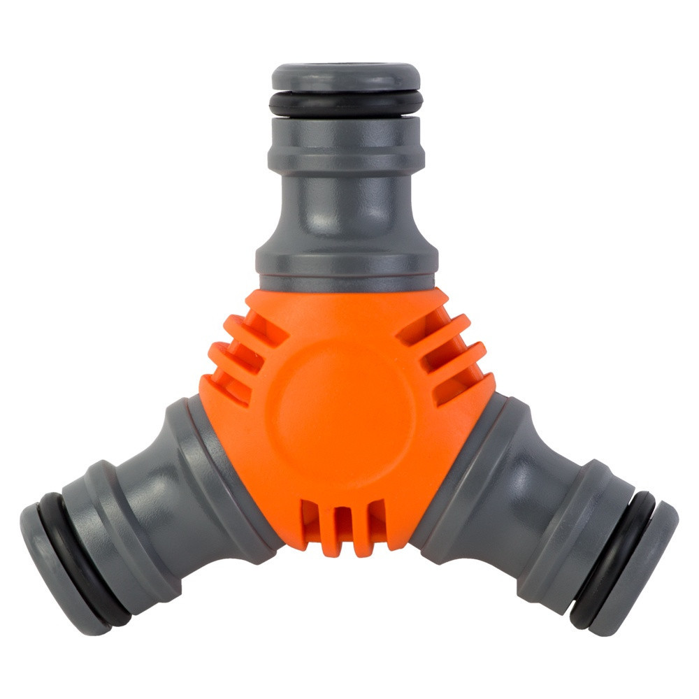 Тройник для коннектора ½" (ABS+TPR) FLORA (5015694) Київ - фото 1