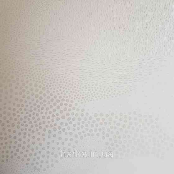 Шпалери вінілові на флізелін Caselio The Place to bed 0.53х10 м абстракція хвилі хмари сріблом на білому 3д Київ