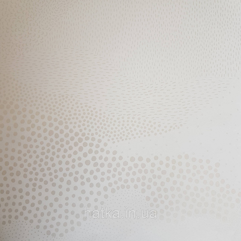 Обои виниловые на флизелине Caselio The Place to bed  0.53х10 м абстракция волны облака серебром на белом 3д Киев - изображение 3