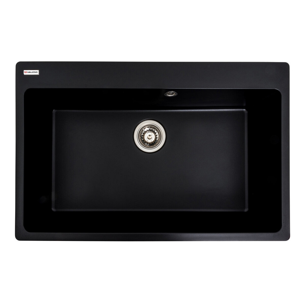 VALESO Гранітна мийка для кухні VALESO BOGEMA 7850 матова Чорна Коломыя - изображение 1