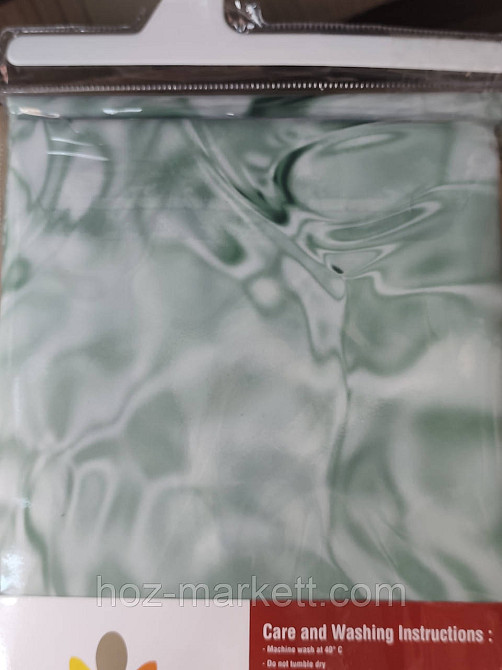 Штора для душу тканинна міранда damla 180 х 200 см зелена Харків - фото 1