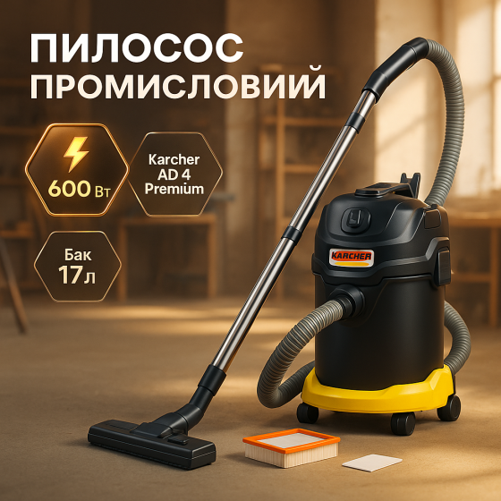 Профессиональный пылесос Karcher AD 4 Premium IA-53 Львов