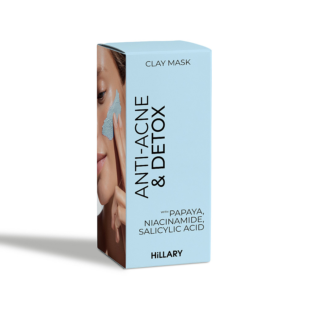 Глиняная детокс-маска для проблемной кожи лица Anti-Acne & Detox Clay Mask Hillary 90 мл Киев - изображение 13