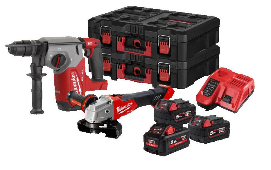 Набор из двух инструментов бесщеточных аккумуляторных M18 FPP2AY-553P PACKOUT MILWAUKEE Одесса - изображение 1