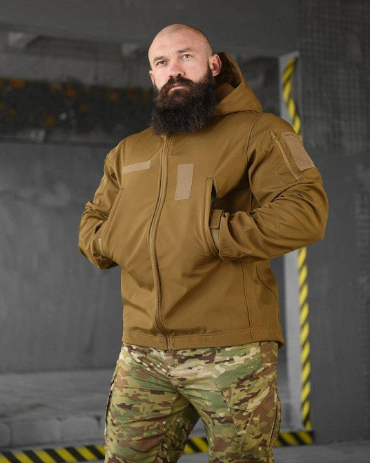 Весенняя тактическая куртка софтшел masad кайот   ВТ76570 Одесса - изображение 2