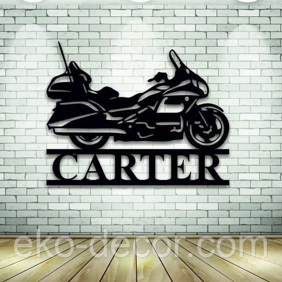 Декоративное настенное Панно «Байк» Декор на стену 70*55 см, Черный Киев - изображение 4