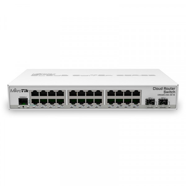Комутатор Mikrotik CRS326-24G-2S+IN, 24xGb LAN, 2xSFP+cages, RouterOS L5 or SwitchOS (dualboot), des Київ - фото 1