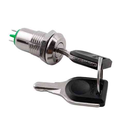 Електричний металевий ключ з фіксацією ввімкнення/вимкнення, замок безпеки Київ