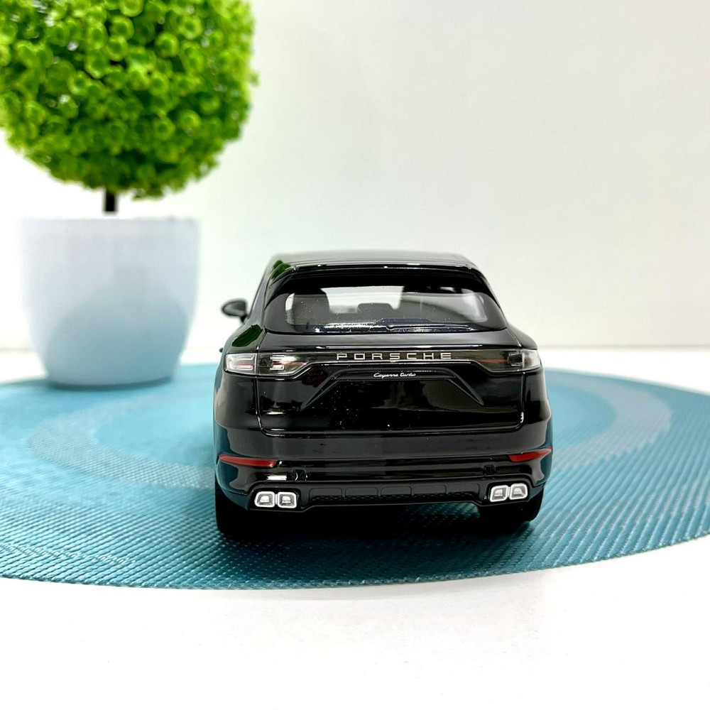 Машина Welly Nex Porsche Cayenne 1:24 інерційна відкриваються двері Вид 2 Чорна (24092W) Чернигов - изображение 4
