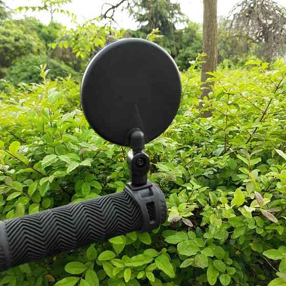 Кругле дзеркало для велосипеда DX-002, 8 см, поворотне Київ
