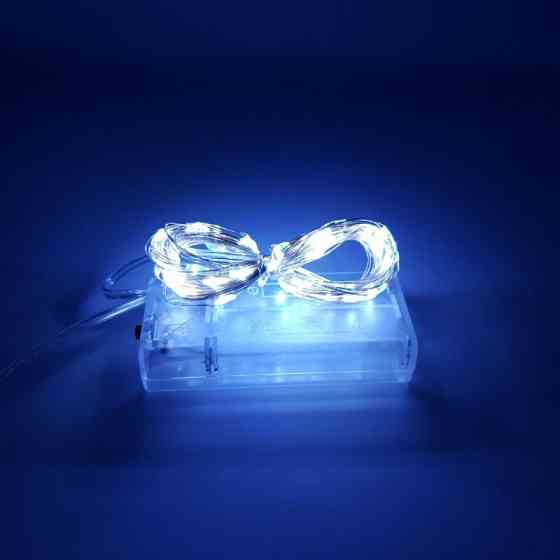 Xmas гірлянд 30 Led 3M (Copper) на мідному дроті (Крапля роси) B BLUE BATTERY+USB 7738 Київ