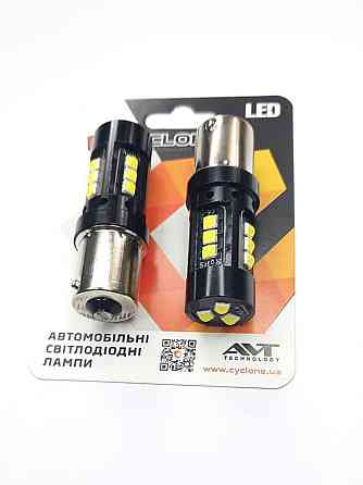 Лампочка 12-32V з велик. цок. 15LED 1 конт. S25-077 CAN 3030-15 500Lumen Винница