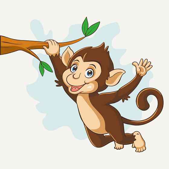 Картина за номерами "Мавпочка" 15030-AC 30х30 см Вінниця