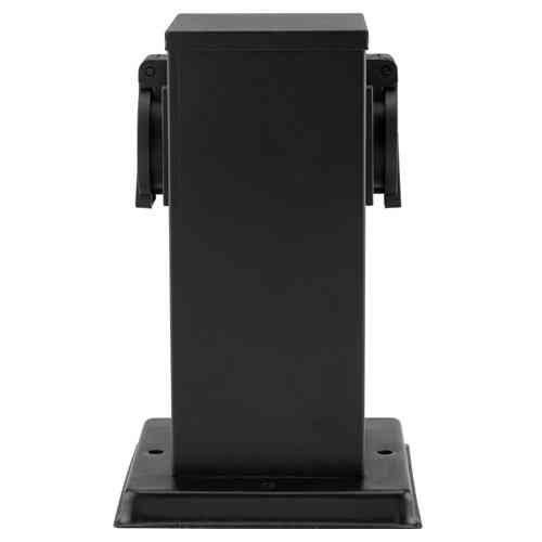 Столб уличный с 2 розетками 230В 16А 3860Вт, металлический влагозащищенный IP44 для сада, дачи и улицы Киев