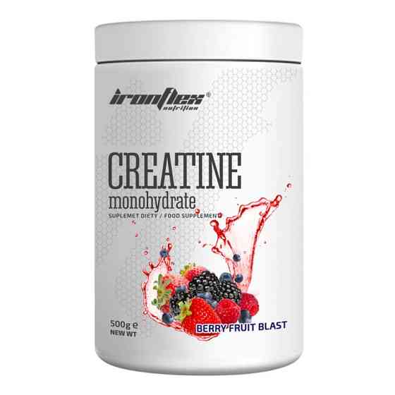 Креатин Моногідрат Iron Flex Creatine Monohydrate 500 g (Berry fruit blast) Луцьк