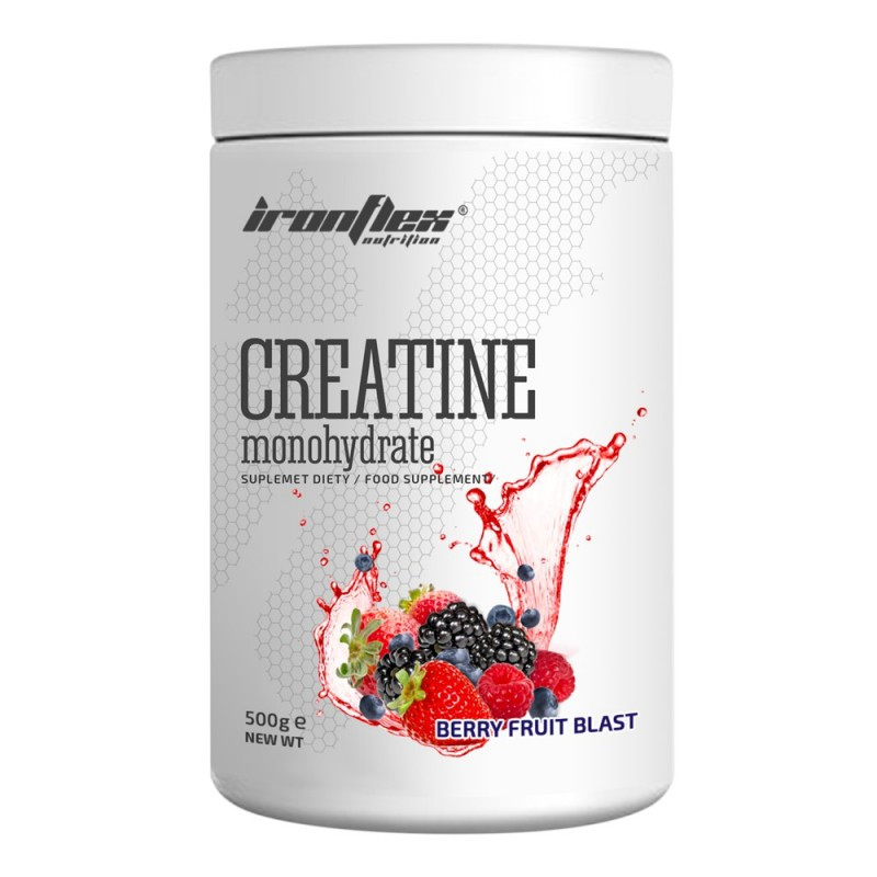 Креатин Моногидрат Iron Flex Creatine Monohydrate 500 g (Berry fruit blast) Луцк - изображение 1