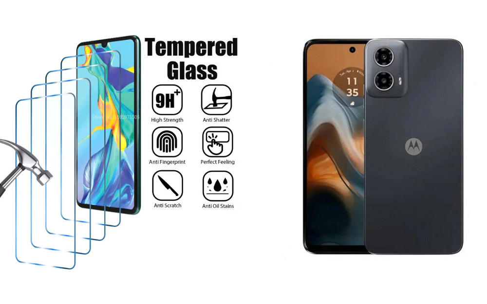Захисне скло ArmorGlass для Motorola Moto G34 5G – стійке до подряпин та ударів Київ - фото 1