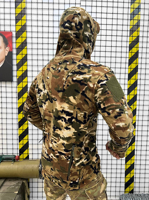 Флісова кофта чоловіча з капюшоном мультикам Якісна Дуже тепла M Одеса - фото 1